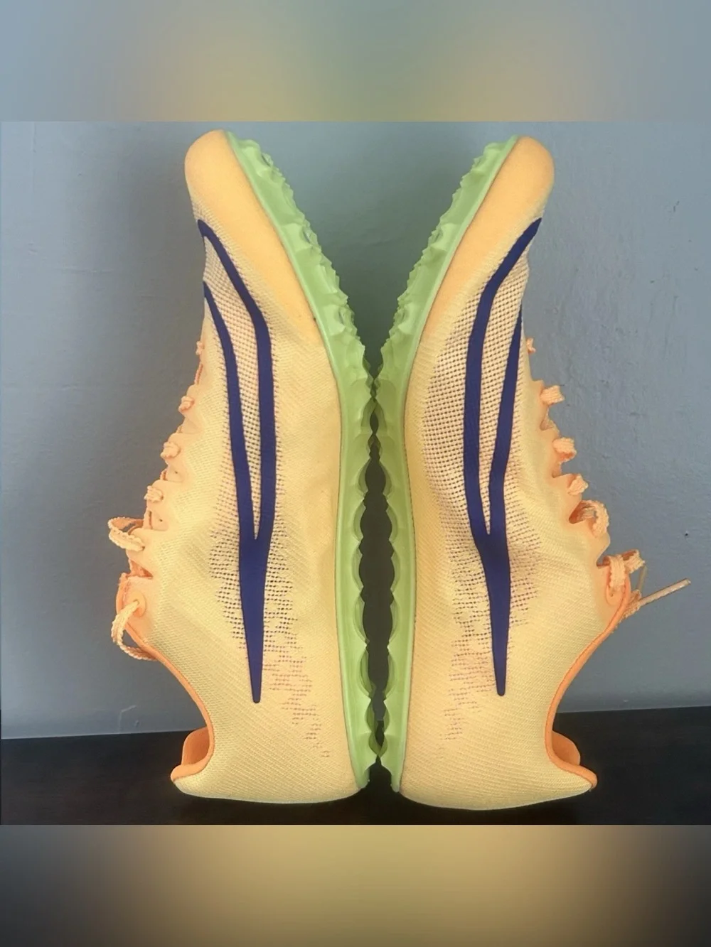 Nike JA Fly 4 Track & Field Spikes Cleats Citron Pulse Mens Size 8 DR2741-800